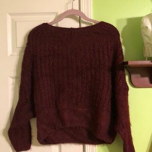 Burgundy Sweater